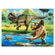 070084 CASTORLAND PUZZLE 70 EL TYRANNOSAURUS VS TRICERATOPS