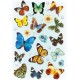 704592 NAKLEJKI 3D - MOTYLE MIX WZORÓW BREWIS