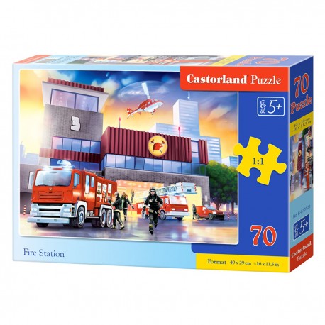 070121 CASTORLAND PUZZLE 70 EL REMIZA STRAŻACKA