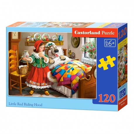 013227 CASTORLAND PUZZLE 120 EL MAŁY CZERWONY KAPTUREK