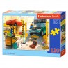 8013531 CASTORLAND PUZZLE 120 EL WARSZTAT SAMOCHODOWY