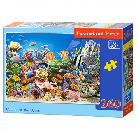 027279 CASTORLAND PUZZLE 260 EL KOLORY OCEANU