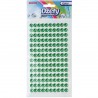 684509 DŻETY SAMOPRZYLEPNE - ZIELONY 6 mm 140 szt. BREWIS