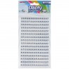 684424 DŻETY SAMOPRZYLEPNE - SREBRNY 4 mm 240 szt. BREWIS