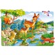 002177 CASTORLAND PUZZLE 20 EL MAXI MAŁY JELEŃ