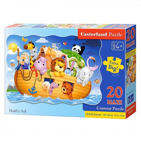 002245 CASTORLAND PUZZLE 20 EL MAXI ARKA NOEGO