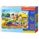 002283 CASTORLAND PUZZLE 20 EL MAXI WIELKA RZEPA