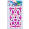 704189 DŻETY SAMOPRZYLEPNE - RÓŻA RÓŻOWY MIX 6-15 mm 55 szt. BREWIS