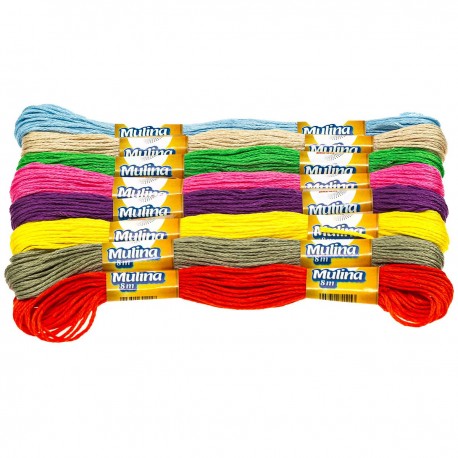 701157 MULINA MIX PASTELOWA 8 szt. 8 m BREWIS