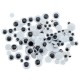 680396 RUCHOME OCZKA SAMOPRZYLEPNE 4-10 mm 102 szt. BREWIS