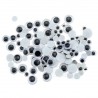 680396 RUCHOME OCZKA SAMOPRZYLEPNE 4-10 mm 102 szt. BREWIS