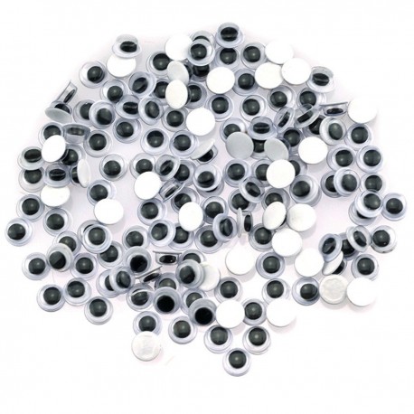 680365 RUCHOME OCZKA SAMOPRZYLEPNE 6 mm 150 szt. BREWIS