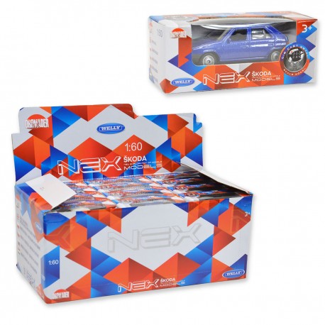 028994 WELLY SKODA SAMOCHODY 3 WZORY 1:60