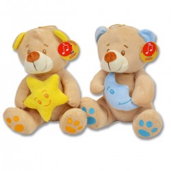 228312 DEEF PLUSZAK PLUSZOWY MIŚ NOCNY Z DŹWIĘKIEM 25 CM