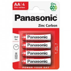 032830 BATERIA PANASONIC AA R6 1,5V 4 SZT