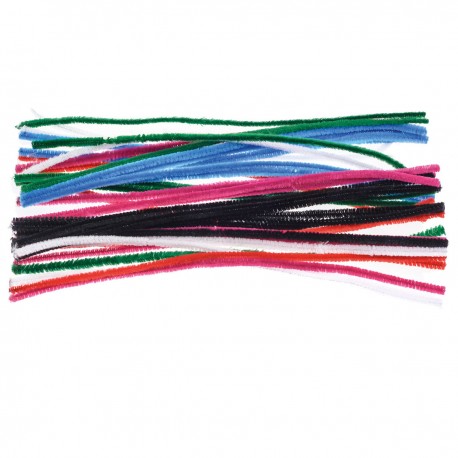 680150 DRUCIKI KREATYWNE KOLOROWE 30 cm 40 szt. BREWIS