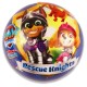 131926 PIŁKA GUMOWA PSI PATROL RYCERZE 14 CM BEST MS TOYS
