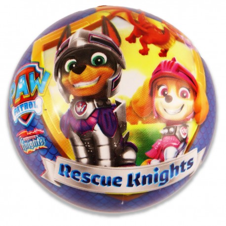 131926 PIŁKA GUMOWA PSI PATROL RYCERZE 14 CM