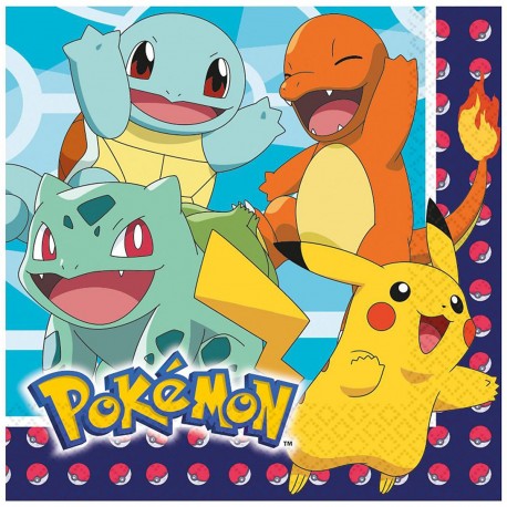 060414 SERWETKI POKEMON 16 szt. GODAN