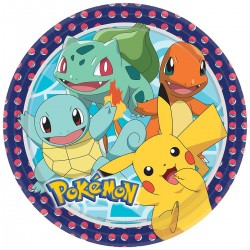 067799 TALERZYKI PAPIEROWE POKEMON 8 SZT. GODAN