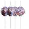 911310 PAPIEROWE SŁOMKI FROZEN 2 RURKI 4 SZT. GODAN