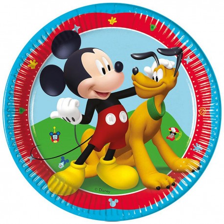 940501 TALERZYKI PAPIEROWE MYSZKA MIKI MICKEY 8 SZT. GODAN