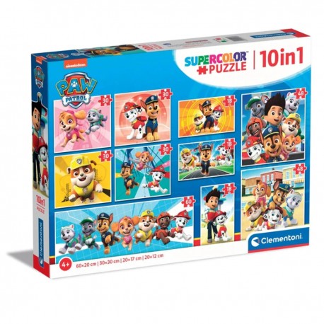 202706 CLEMENTONI PUZZLE 10w1 PSI PATROL - SUPERCOLOR