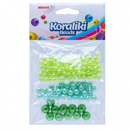 704950 KORALIKI DO NAWLEKANIA ZIELONE 5-10 mm 36 g BREWIS