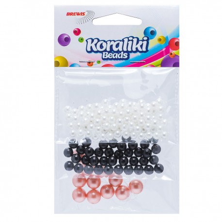 704974 KORALIKI DO NAWLEKANIA MIX KOL. 5-10 mm 36 g BREWIS