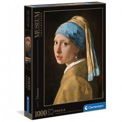 396146 CLEMENTONI PUZZLE 1000 el. VARMEER Girl With A Pearl Earring MUZEUM