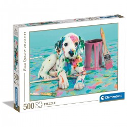 351503 CLEMENTONI PUZZLE 500 el. ZABAWNY DALMATYŃCZYK