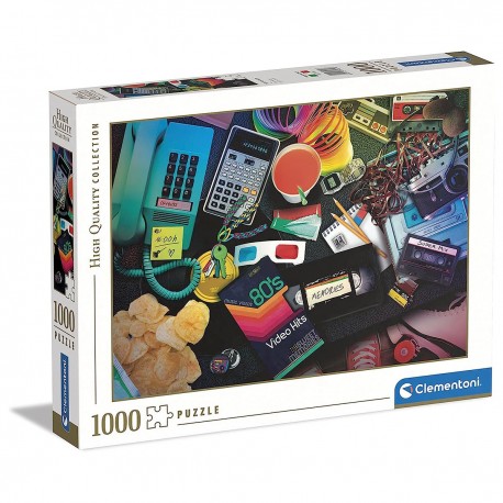 396498 CLEMENTONI PUZZLE 1000 el. NOSTALGIA LAT 80