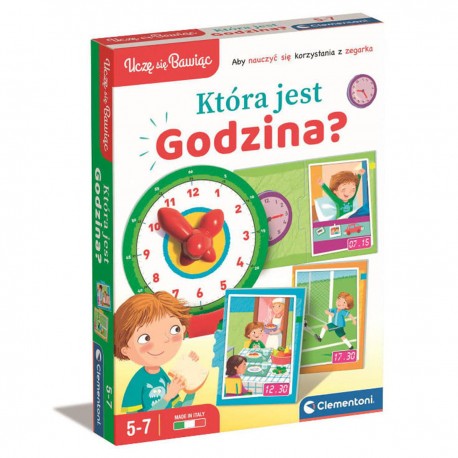 507719 CLEMENTONI GRA KTÓRA JEST GODZINA?