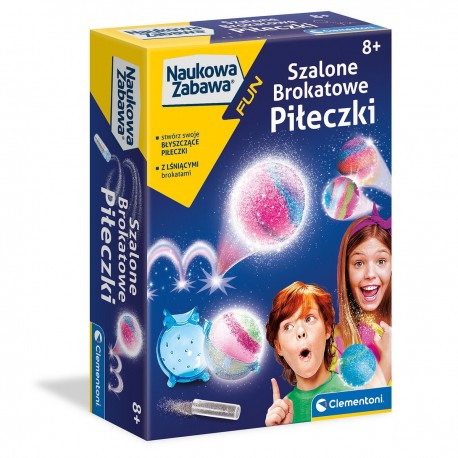 507023 CLEMENTONI SZALONE PIŁECZKI NAUKOWA ZABAWA