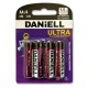 037706 BATERIA DANIELL ULTRA AA R6 1,5V 4 SZT