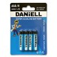 037126 BATERIA DANIELL SUPER AAA LR3 1,5V 4 SZT
