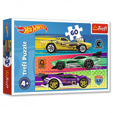 17389 TREFL PUZZLE 60 el HOT WHEELS