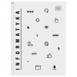 332431 BRULION ZESZYT W KRATKĘ A4 80 INFORMATYKA