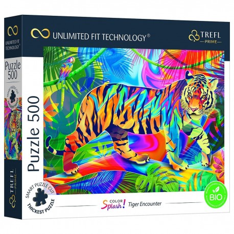 37453 TREFL PUZZLE 500 el. TIGER ENCOUNTER