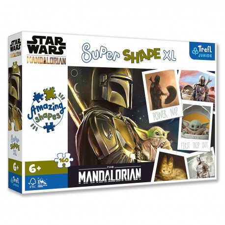 50035 TREFL PUZZLE 160 el MANDALORIAN SUPER SHAPE XL
