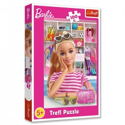 16458 TREFL PUZZLE 100 EL. POZNAJ BARBIE