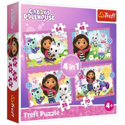 34620 TREFL PUZZLE 4w1 PRZYGODY GABI