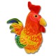 235303 DF PLUSZAK PLUSZOWY KOGUT 25 cm KOLOROWY