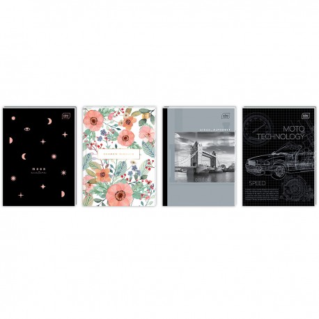 277107 ZESZYT W KRATKĘ A4/96 BRULION TREND