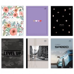 175021 ZESZYT W KRATKĘ A4 60 MIX