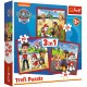 34867 TREFL PUZZLE 3W1 WESOŁE PIESKI
