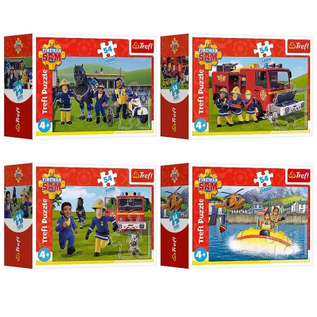 54205 TREFL PUZZLE MINI 54 EL. STRAŻAK SAM W GOTOWOŚCI