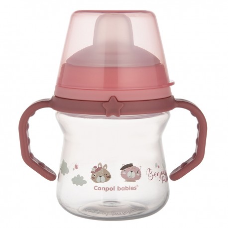 869967 KUBEK Z SYLIKONOWĄ RURKĄ 150ml BONJOUR PARIS