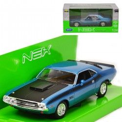 WELLY 1:24 DODGE CHALLENGER T/A 1970 BLUE