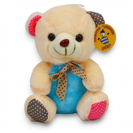 239622 DEEF PLUSZAK PLUSZOWY MIŚ Z KOLORAMI 20 CM